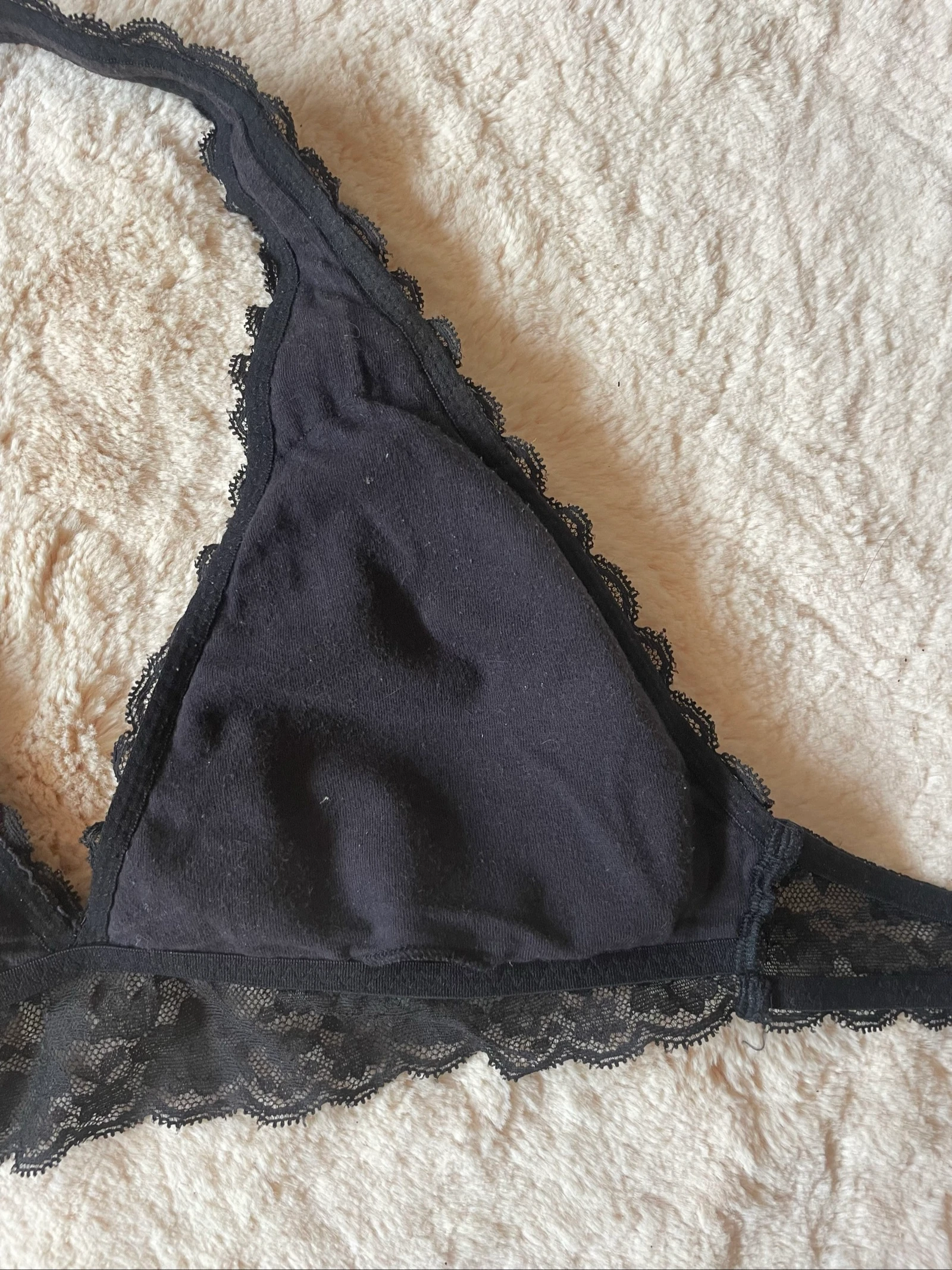 Zwarte kanten bralette beha – Maat S – photo 6